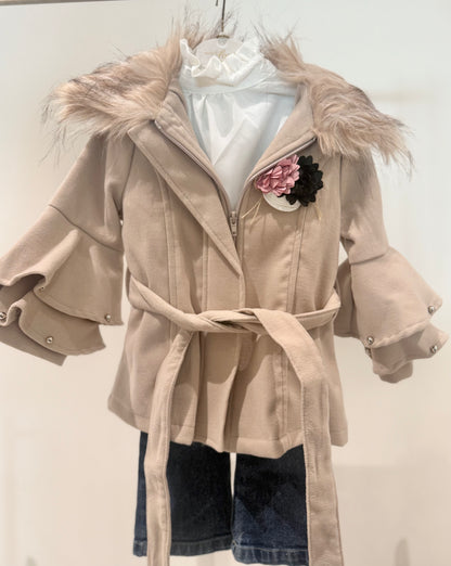 Jeans + Fur Jacket