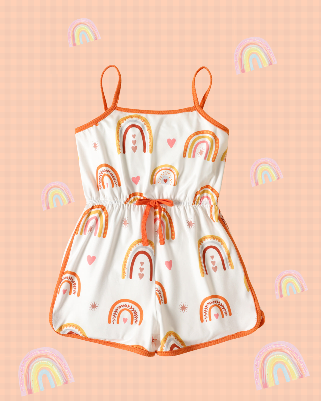 Rainbow Cami Romper