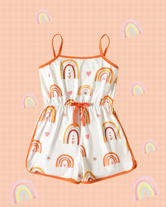 Rainbow Cami Romper